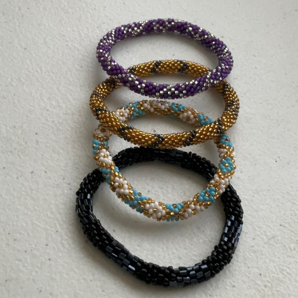 4-Pc Nepal Beaded Bracelet Set